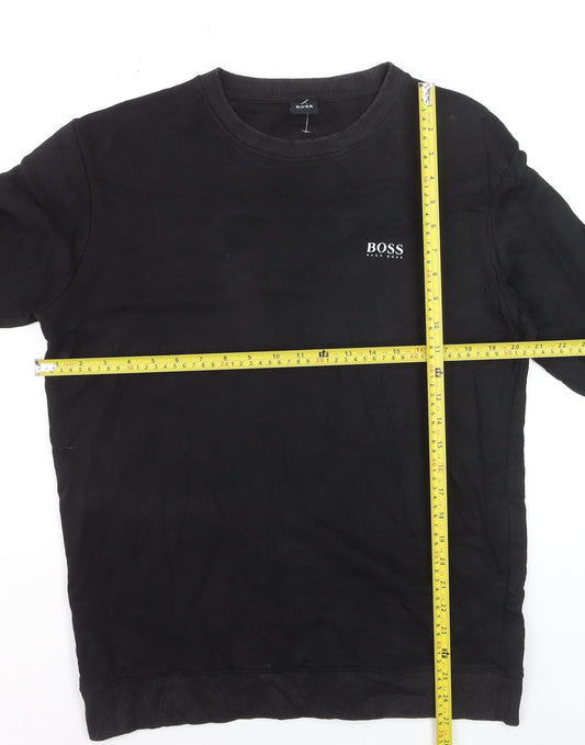Hugo Boss Men's Black XL Pullover Sweatshirt Crew Neck
