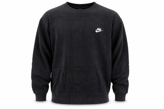 Nike Men's Black 2XL Pullover Crew Neck Fleece Sweatshirt