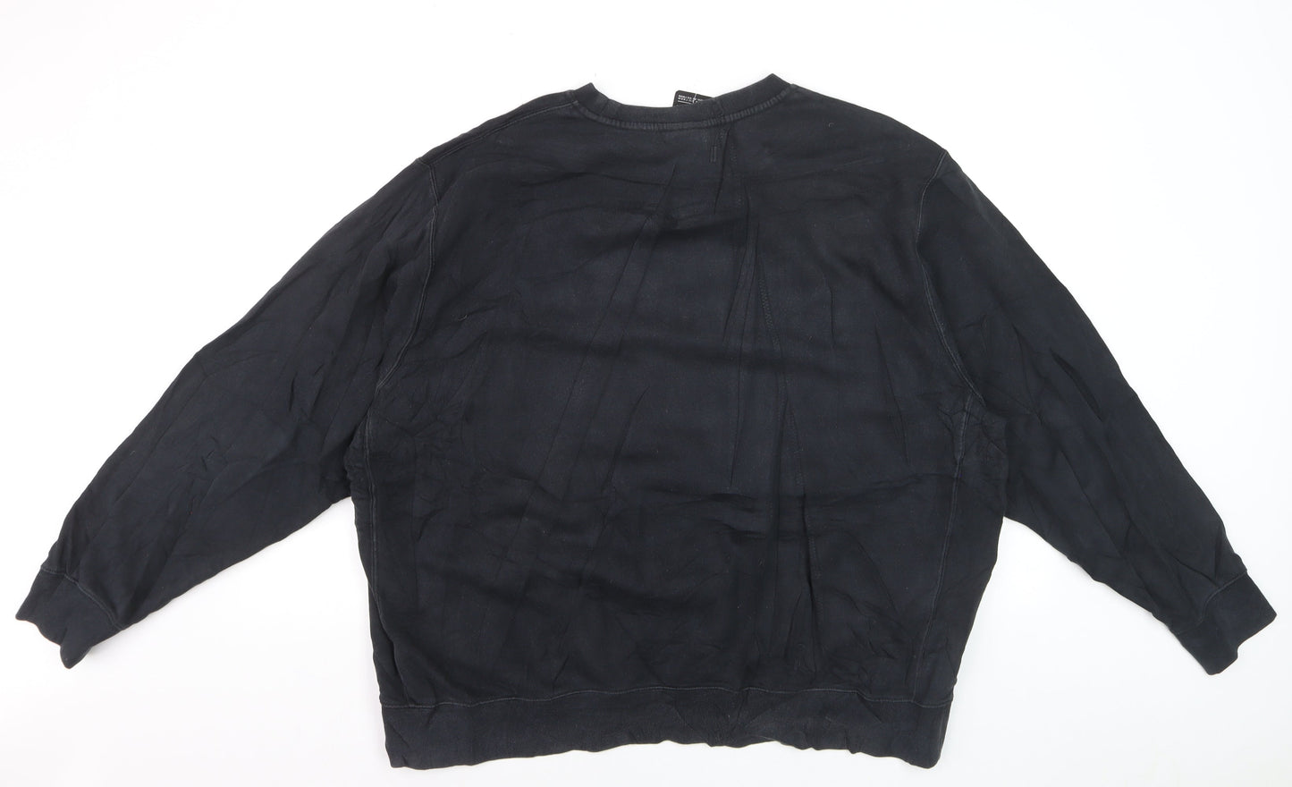 Nike Men's Black 2XL Pullover Crew Neck Fleece Sweatshirt