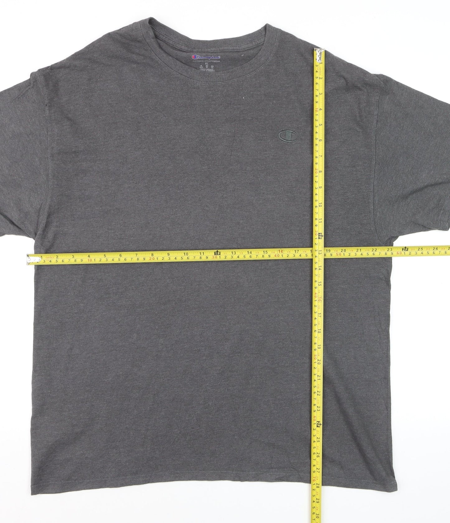 Champion Men's Grey XL Authentic Athletic T-Shirt