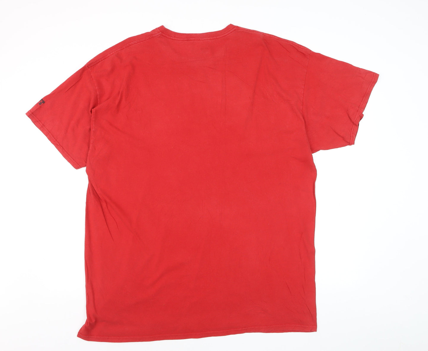 Russell Athletic Men's Red Georgia 2XL Graphic Print T-Shirt