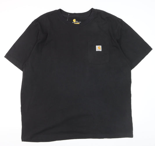Carhartt Men's Black XL Classic Fit Pocket Work T-Shirt