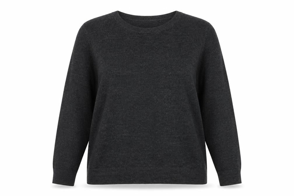 Marks and Spencer Women’s Grey Acrylic Crew Neck Jumper Size 24