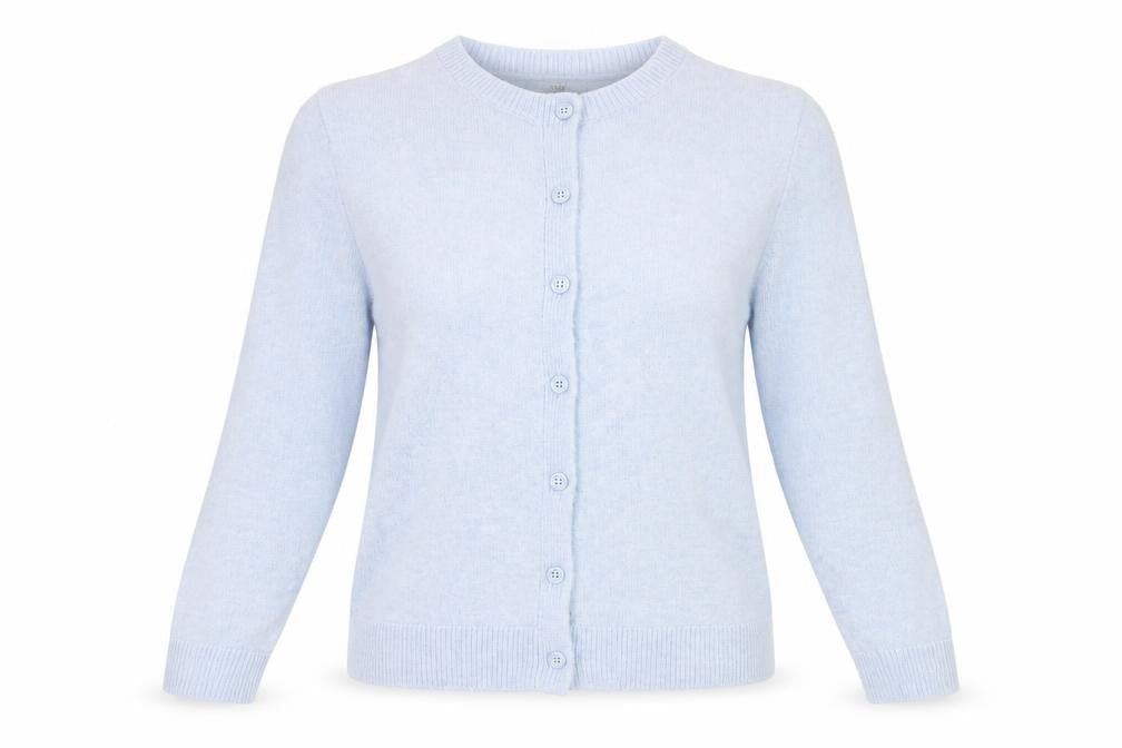Marks & Spencer Women's Blue Long Sleeve Cardigan L
