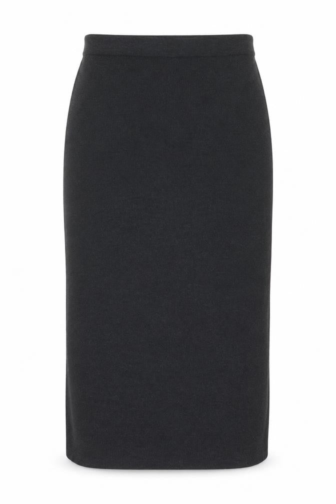 Steilmann Women's Black Size 12 Pencil Knit Midi Skirt
