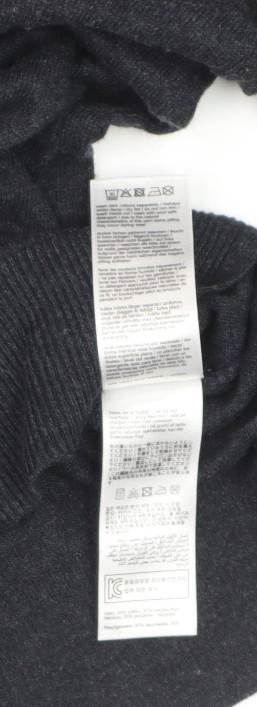 Joules Womens Black Roll Neck Long Sleeve Knit Jumper Size 10