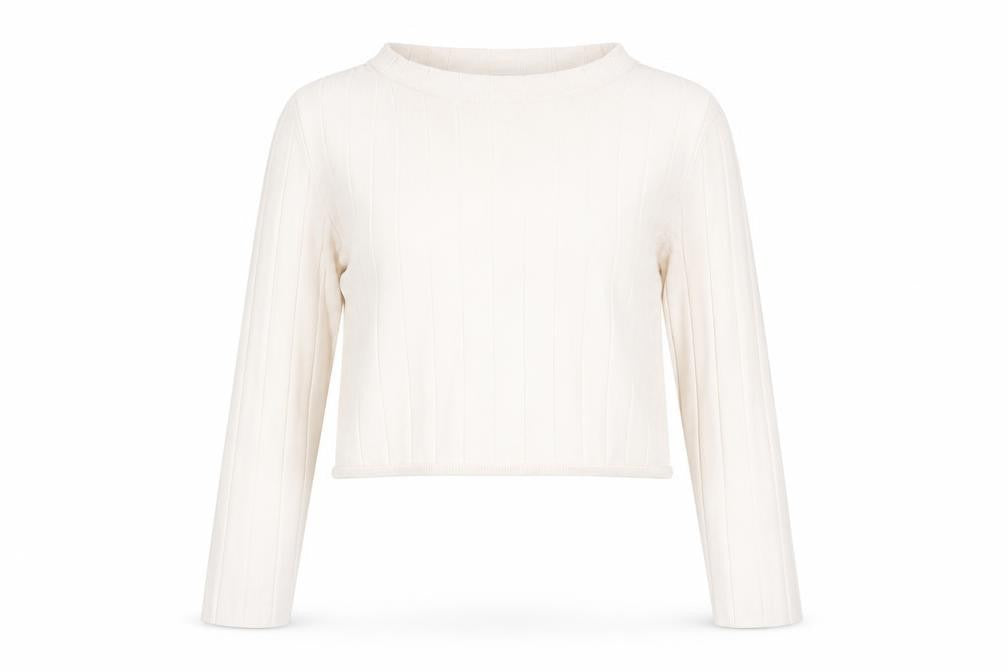 Warehouse Women Ivory Size 14 Mock Neck Long Sleeve Pullover Jumper