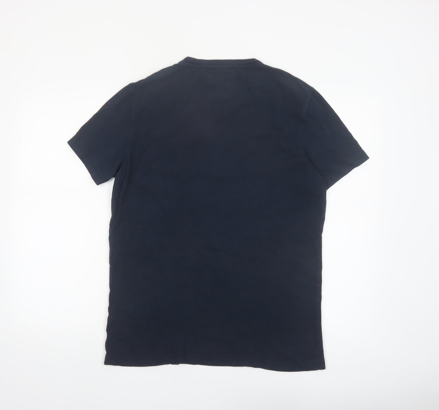 Crew Clothing Company Men's Navy Cotton Crew Neck T-Shirt M