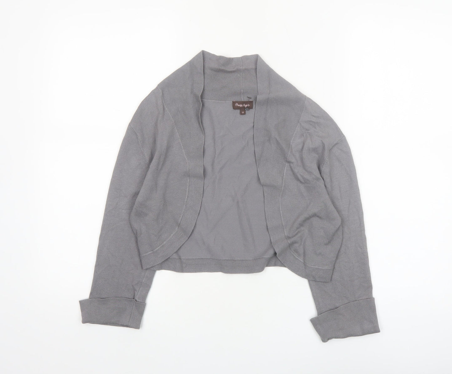 Phase Eight Women’s Grey Knit Shrug Cardigan Size 12