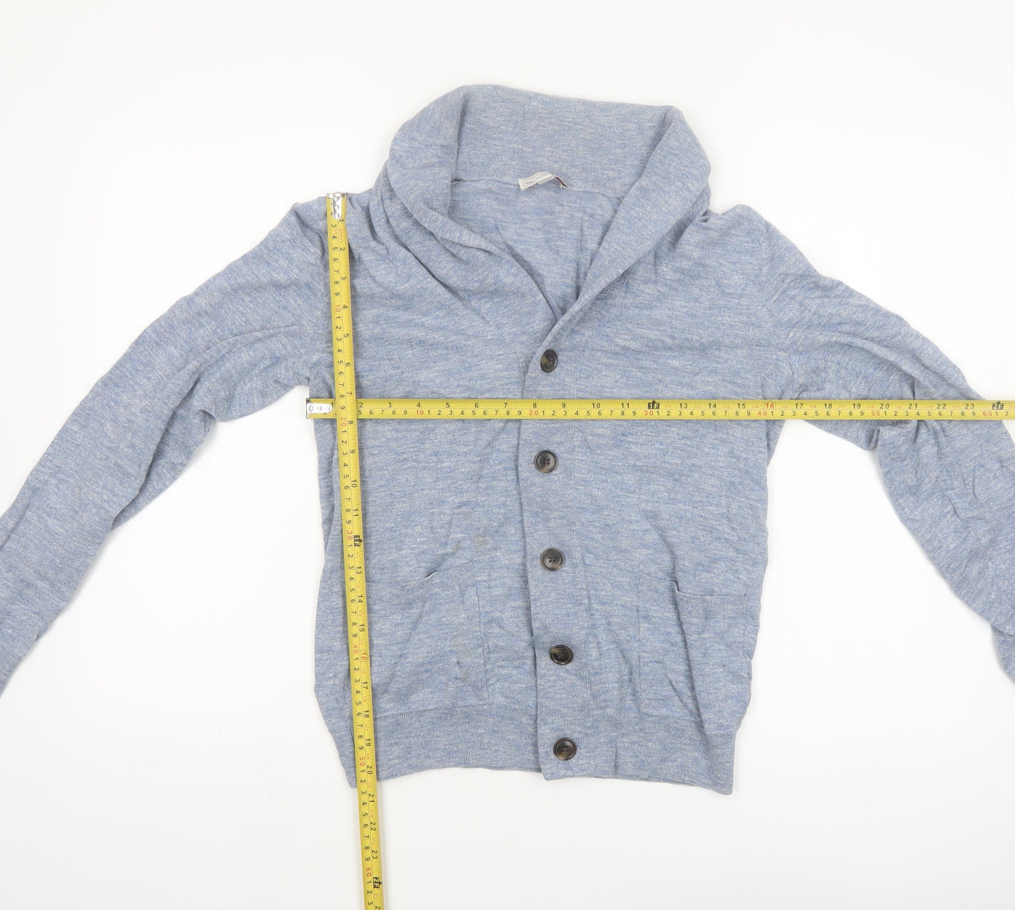 Gap Women's Blue Cotton Button Cardigan XS
