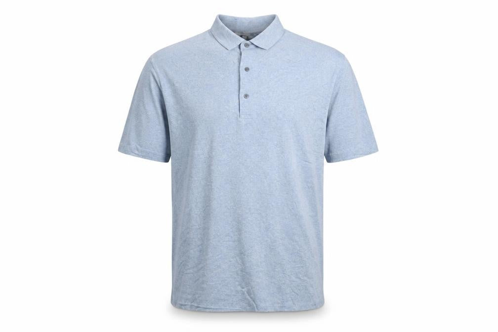 COS Men’s Grey Cotton Polo Shirt Size M Short Sleeve