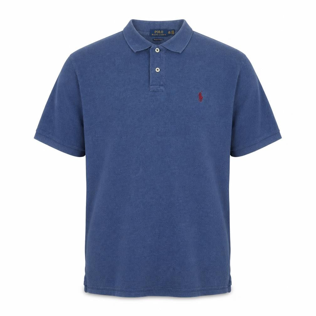 Polo Ralph Lauren Men's Blue Custom Slim Fit Cotton Polo XXL