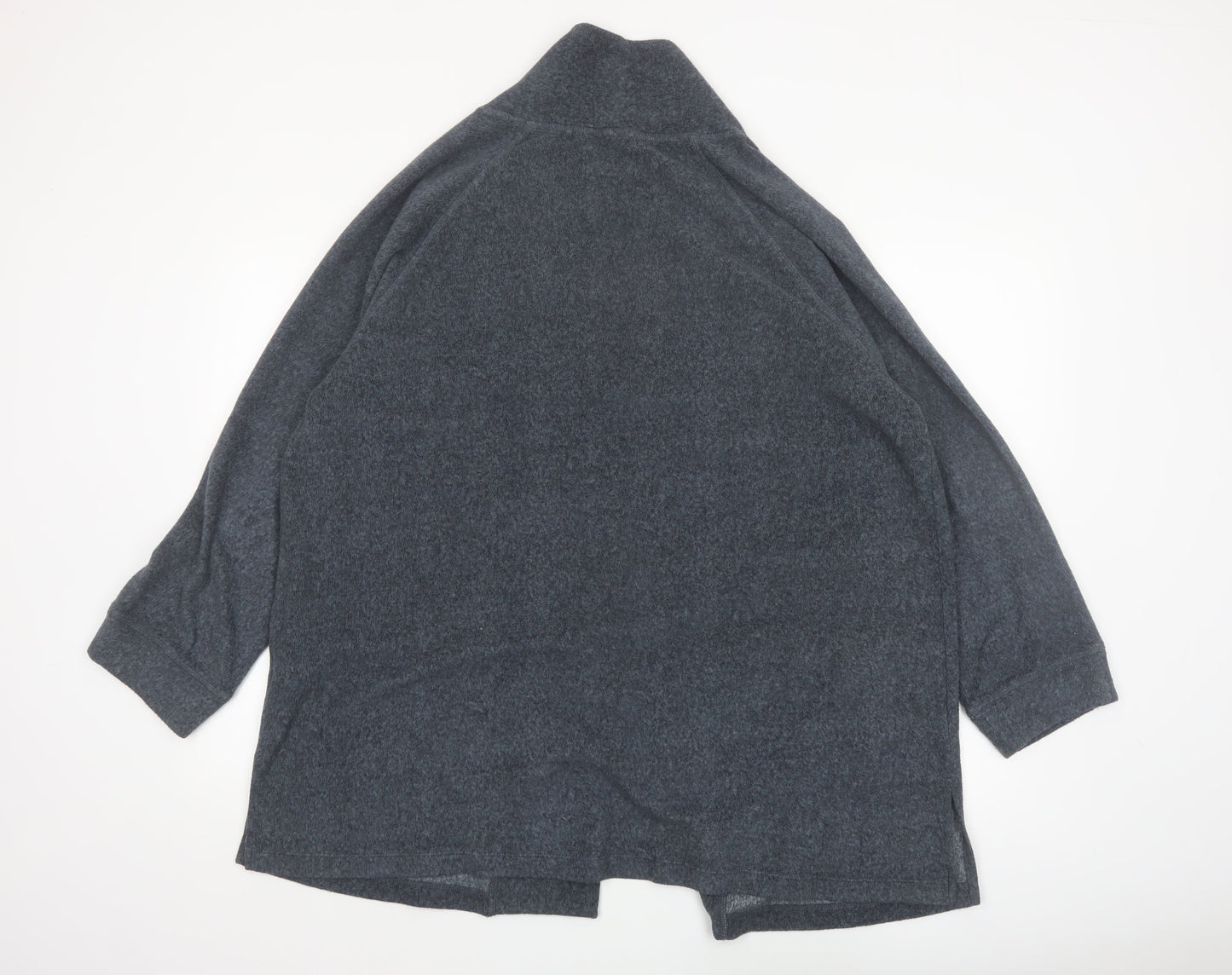 DKNY Men Grey L Robe Soft Lounge Nightwear Polyester Blend