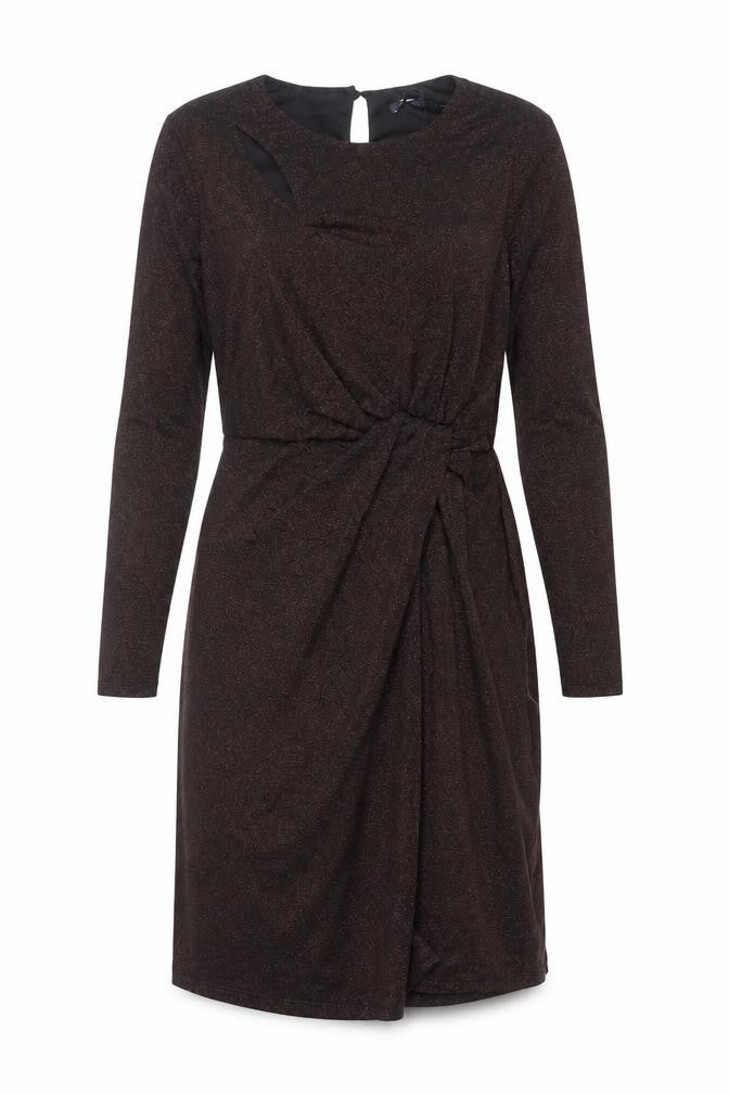 Marks & Spencer Women Brown Sheath Knee Length Dress Size 10