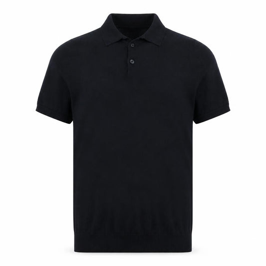 Ben Sherman Men's Black Cotton Short Sleeve Polo Shirt Size S