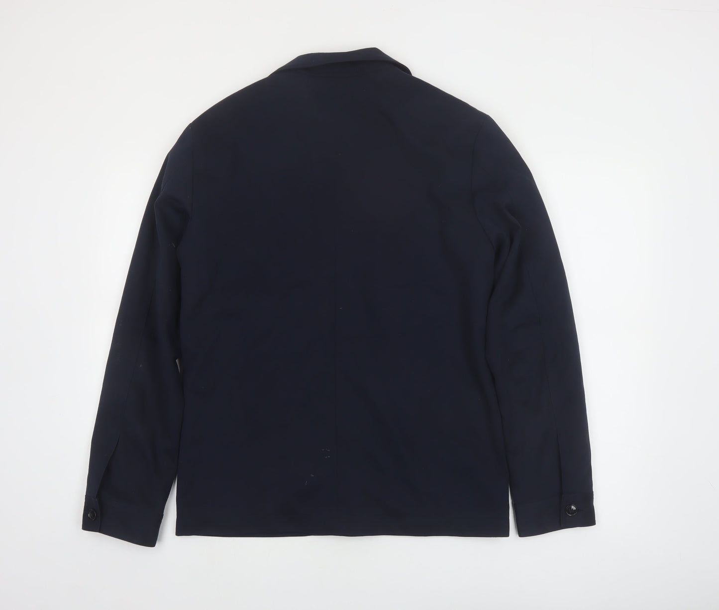 SELECTED HOMME Men's Blue 36R Regular Fit Lined Blazer Jacket