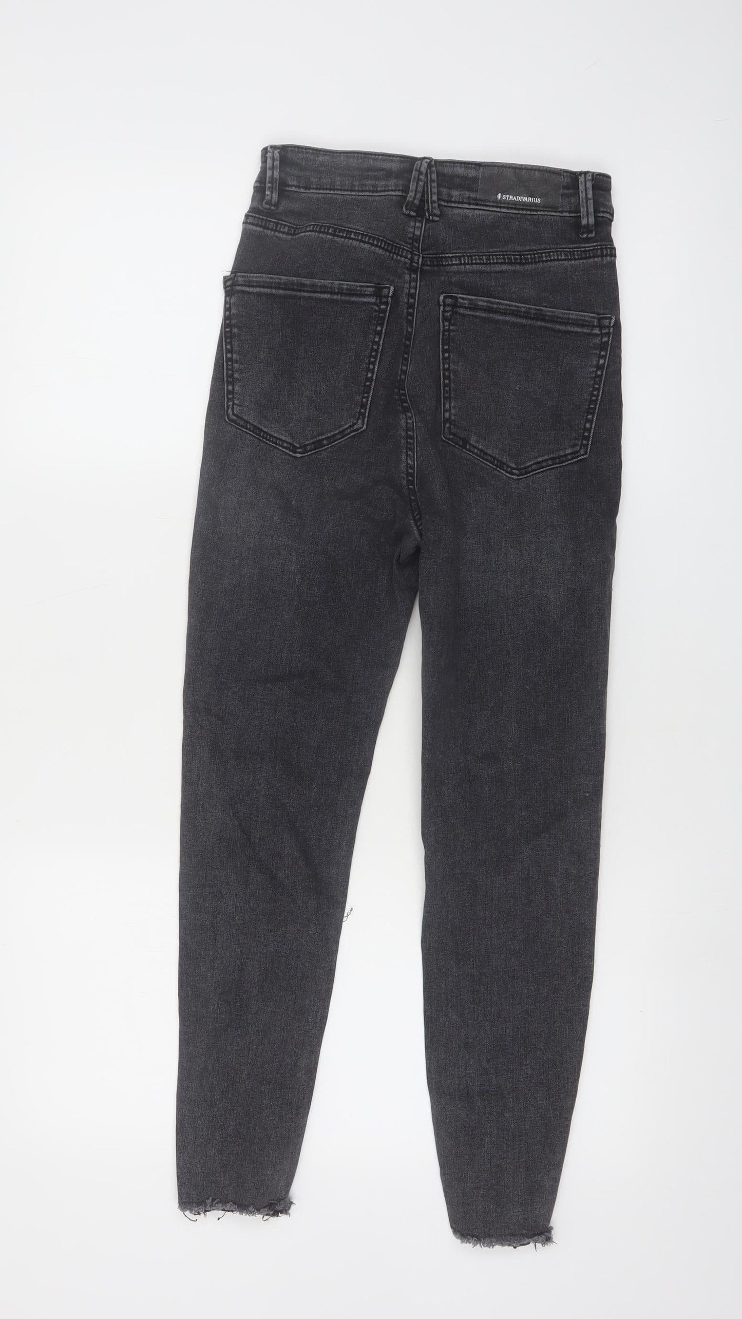 Stradivarius Women’s Black Skinny High Waist Jeans Size 8