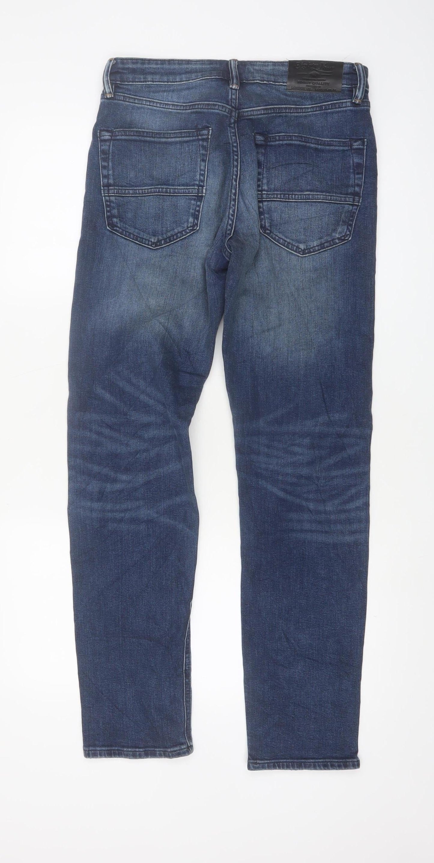 Marks and Spencer Men's Blue Slim Fit Stretch Denim Jeans 30W 31L