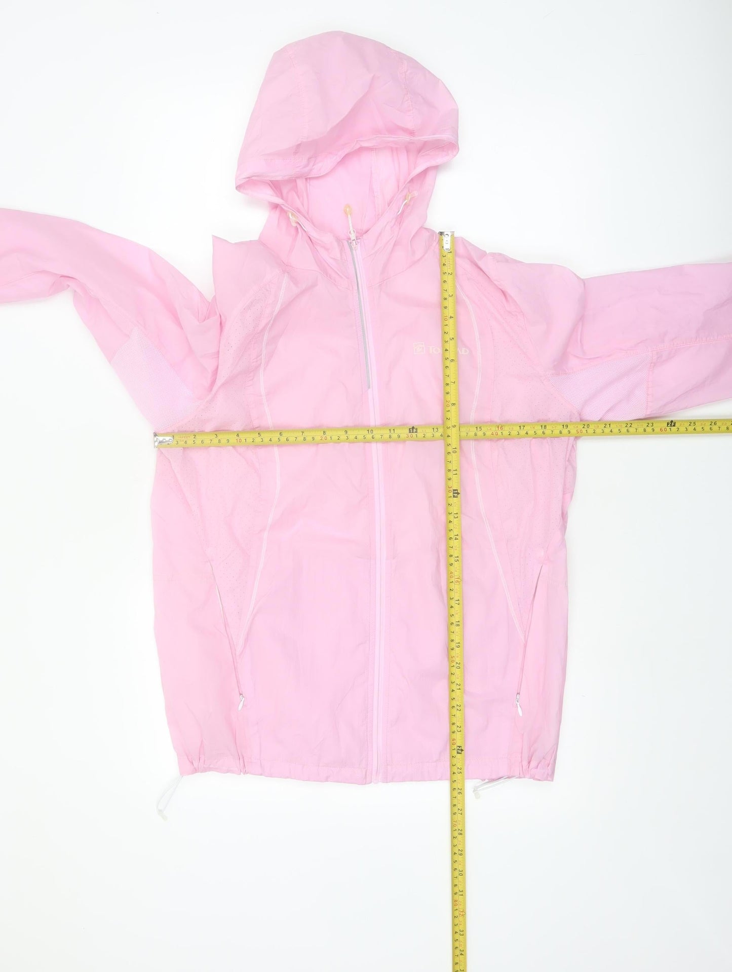 Toread Women's Pink Hooded Lightweight Windbreaker Jacket Size 16