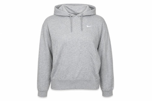 Nike Women’s Grey Pullover Hoodie Medium Cotton Blend Drawstring