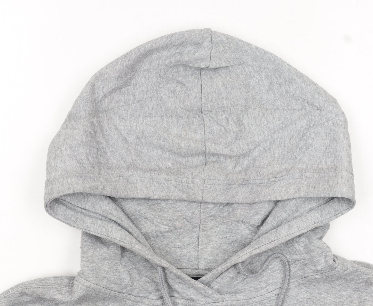 Nike Women’s Grey Pullover Hoodie Medium Cotton Blend Drawstring