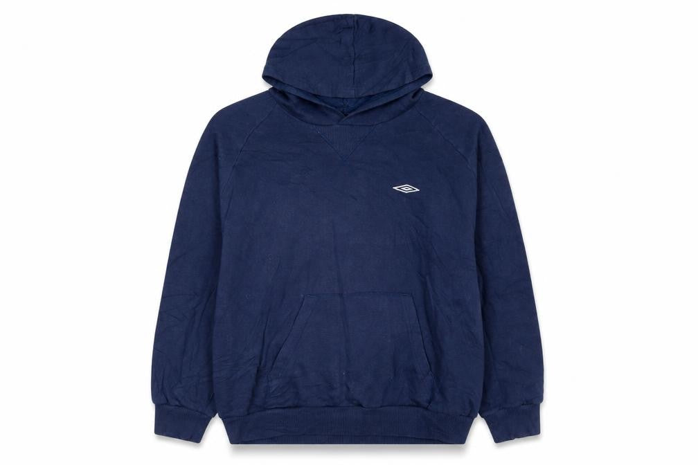 Umbro Men's Blue 2XL Pullover Hoodie with Logo Pocket