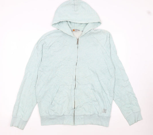 Carhartt Women’s Light Blue Full Zip Hoodie Size L