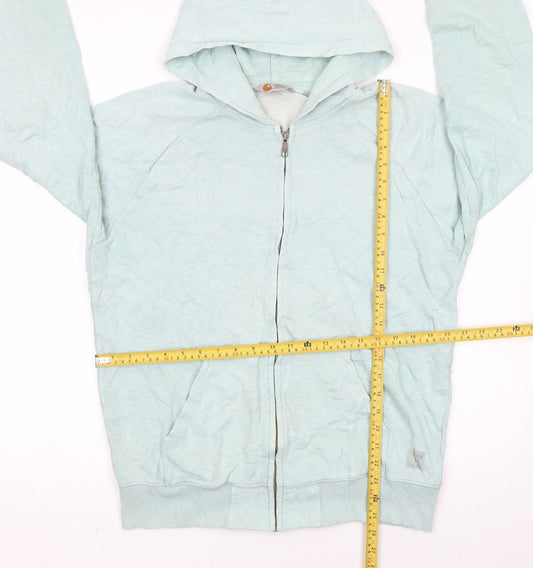 Carhartt Women’s Light Blue Full Zip Hoodie Size L