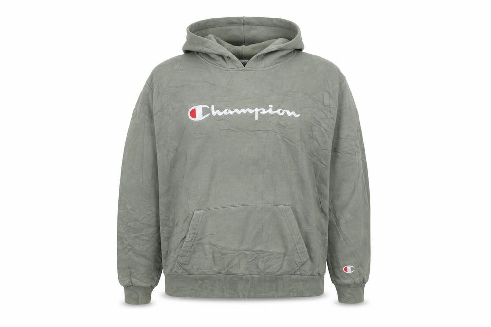 Champion Womens Green XXL Pullover Hoodie with Logo