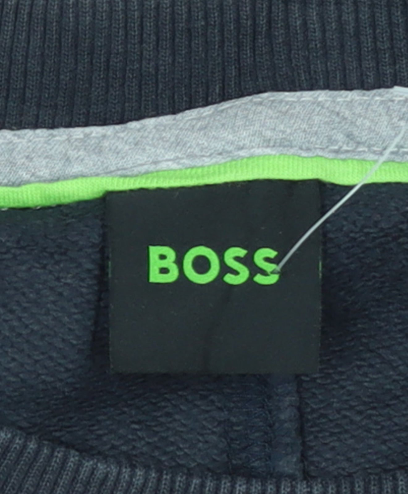 BOSS Men's Black Sweatshirt Medium Crew Neck Pullover Logo