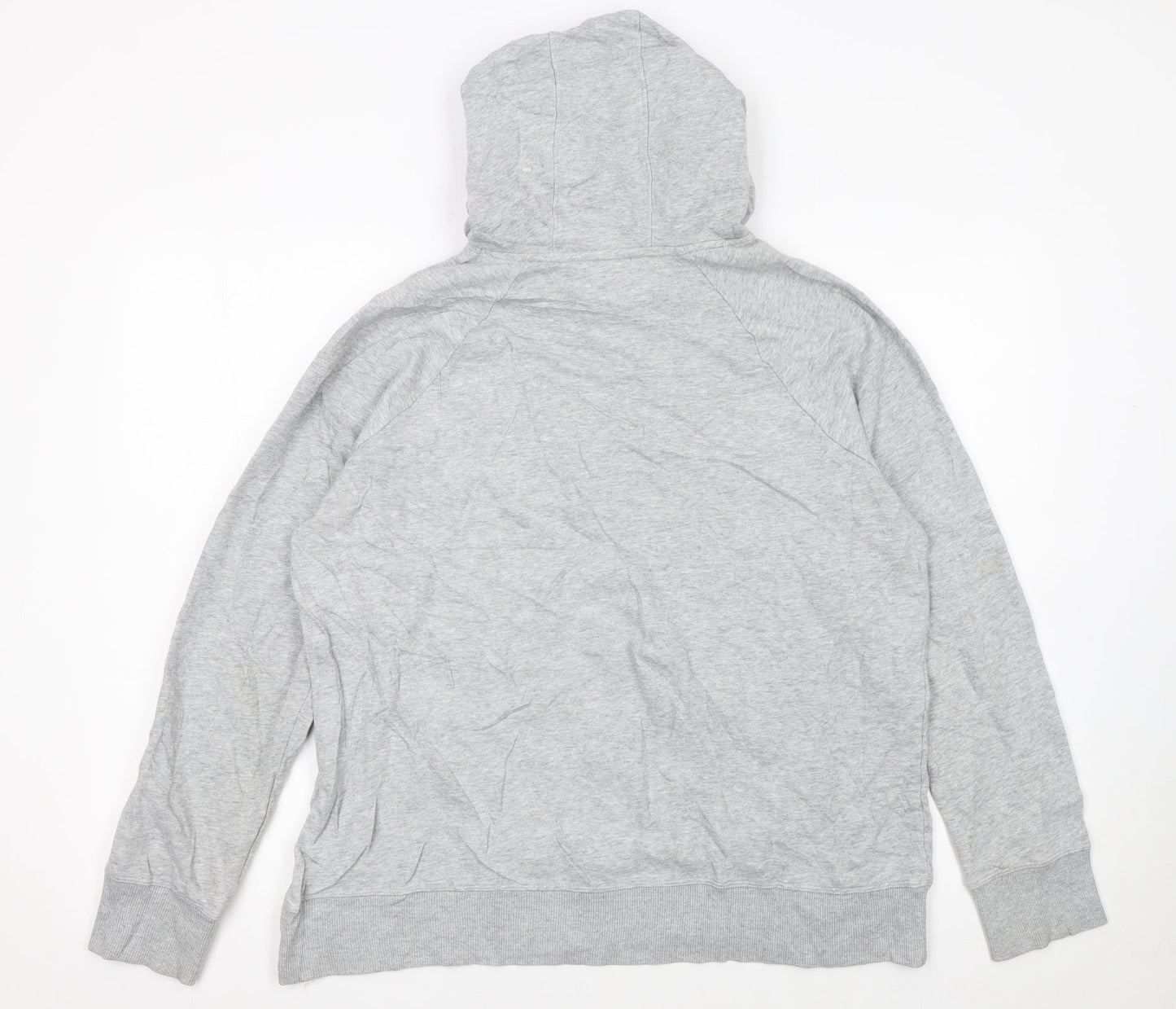 Under Armour Womens Grey Loose Fit Pullover Hoodie Size L