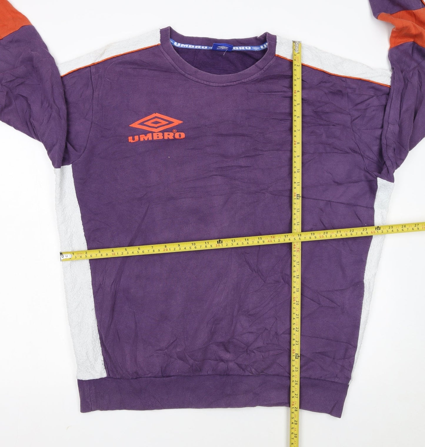 Umbro Men's Purple XL Pullover Sweatshirt Crew Neck Sportswear