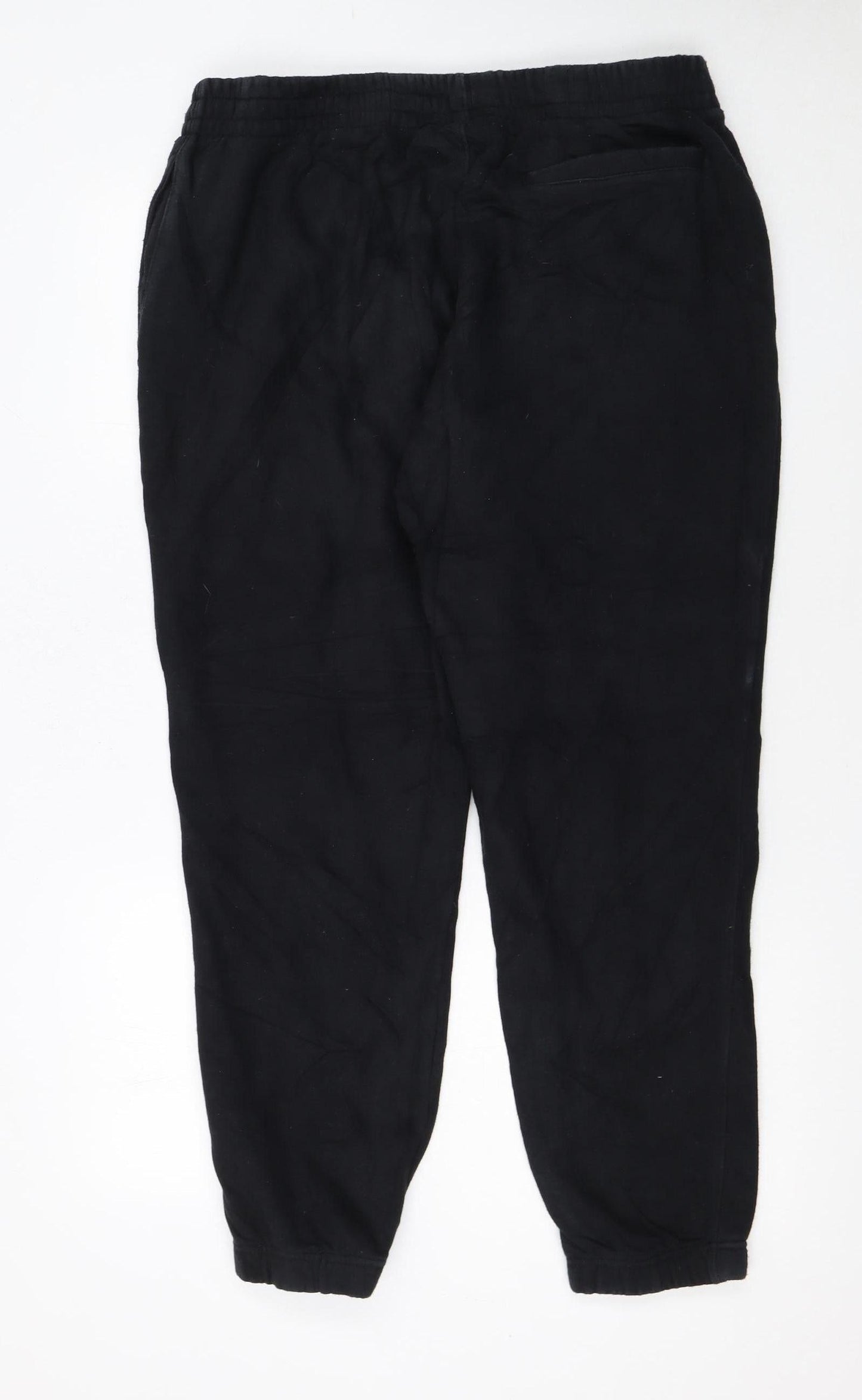Fila Mens Black Jogger Trousers L Elastic Waist Casual