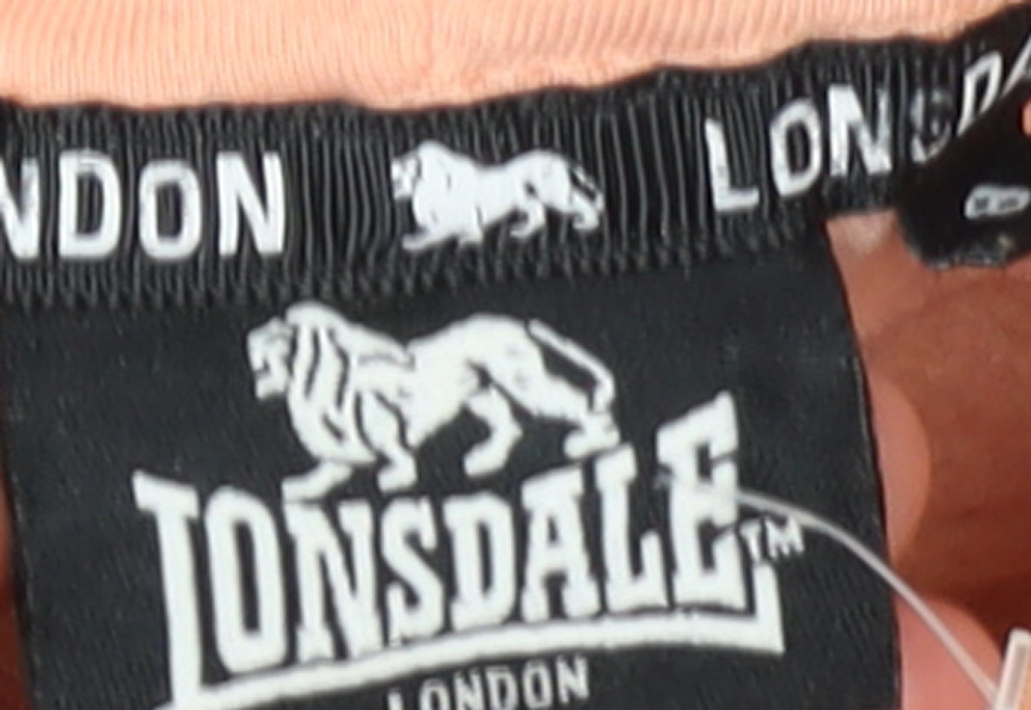 Lonsdale London Women's Peach Pullover Hoodie Size 8