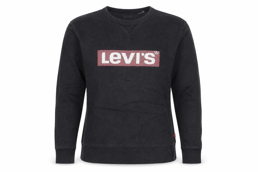 Levi's Women's Black Cotton Pullover Sweatshirt Medium