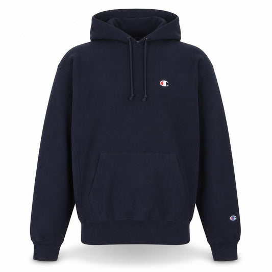 Champion Men's Navy Blue Pullover Hoodie Size L Reverse Weave