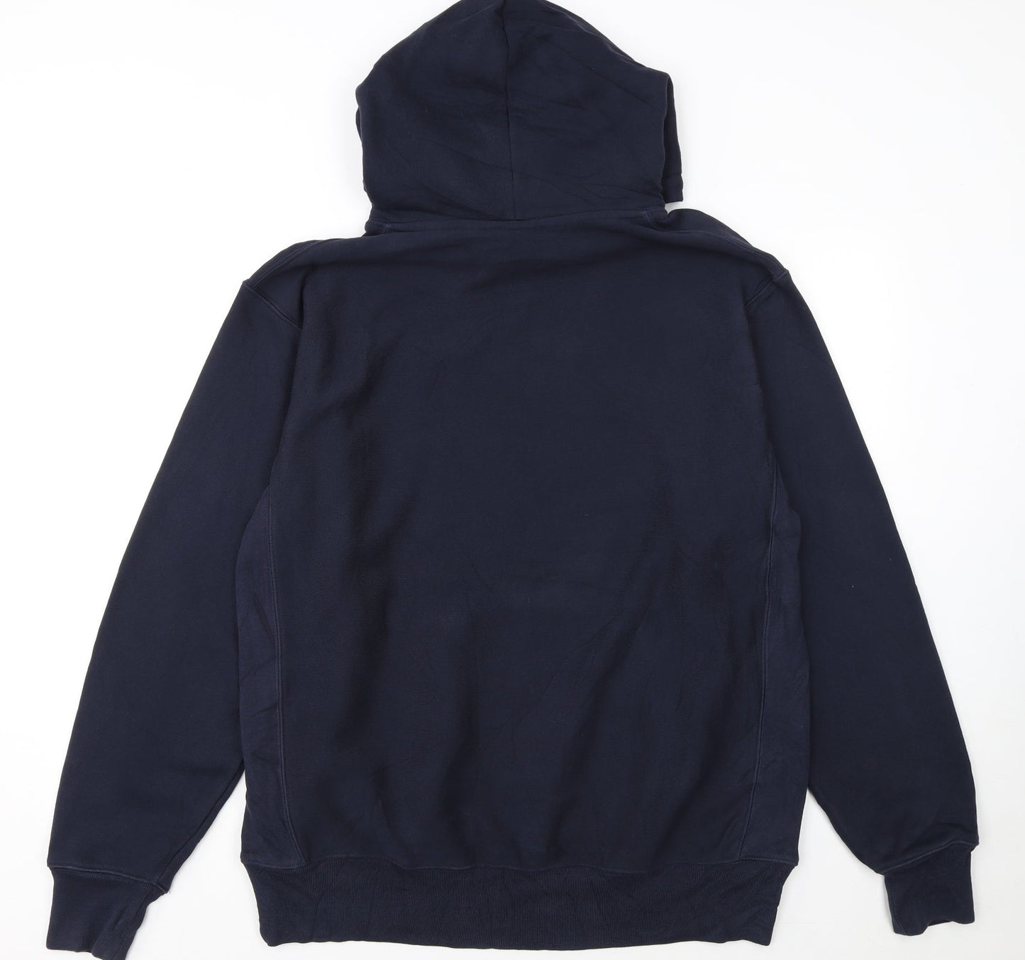 Champion Men's Navy Blue Pullover Hoodie Size L Reverse Weave