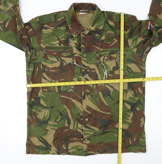 Marquardt + Schulz Men's Green Camouflage Military Jacket L Army Style
