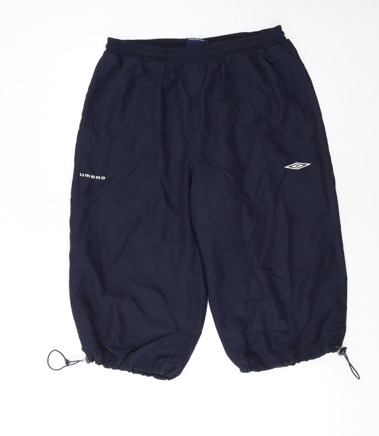 Umbro Men's Blue L Sweat Shorts Elastic Waist Sportswear