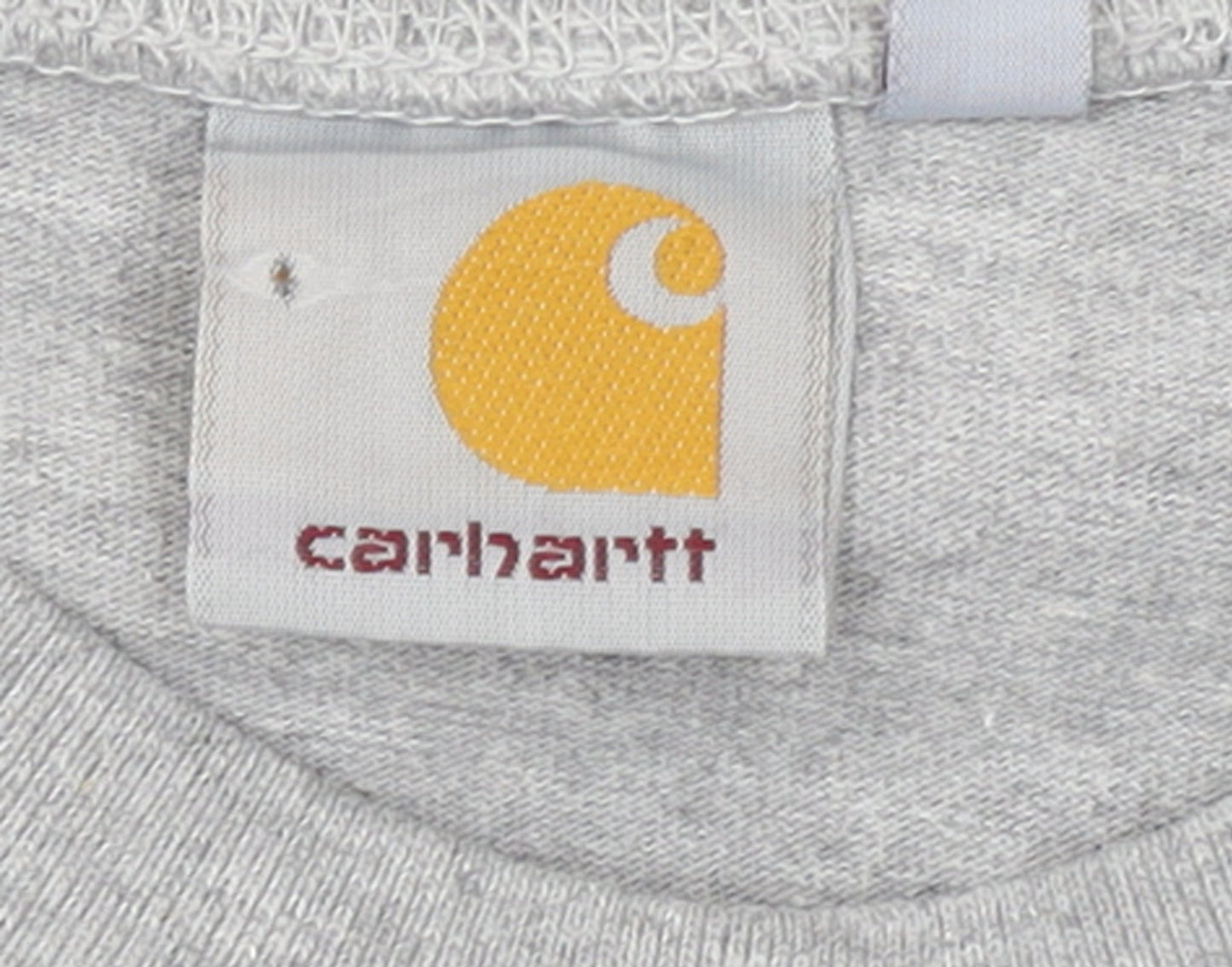 Carhartt Men's Grey Crew Neck Pullover Sweatshirt Size L
