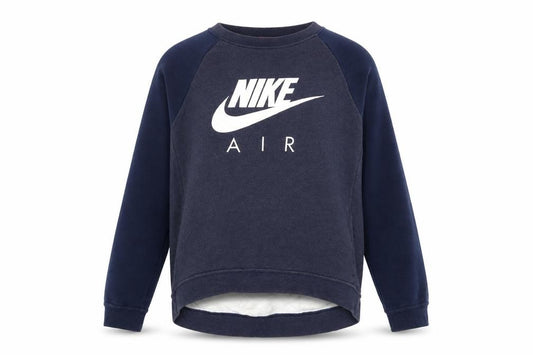 Nike Women’s Navy Blue Air Logo Pullover Sweatshirt Size M