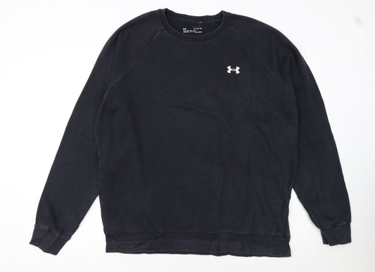 Under Armour Men Black XL Pullover Fleece Sweatshirt ColdGear