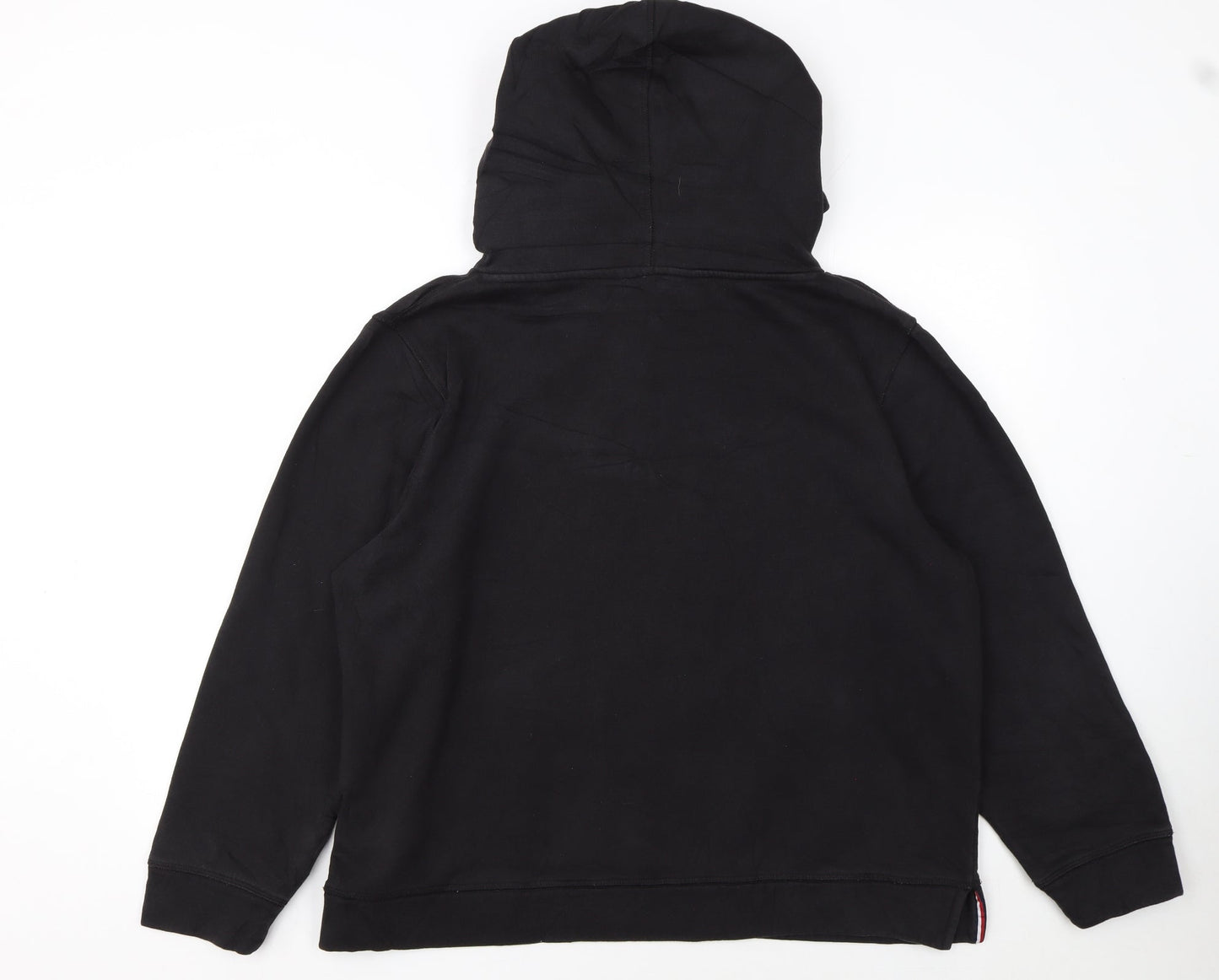 Tommy Hilfiger Womens Black XXL Pullover Hoodie Cotton Blend