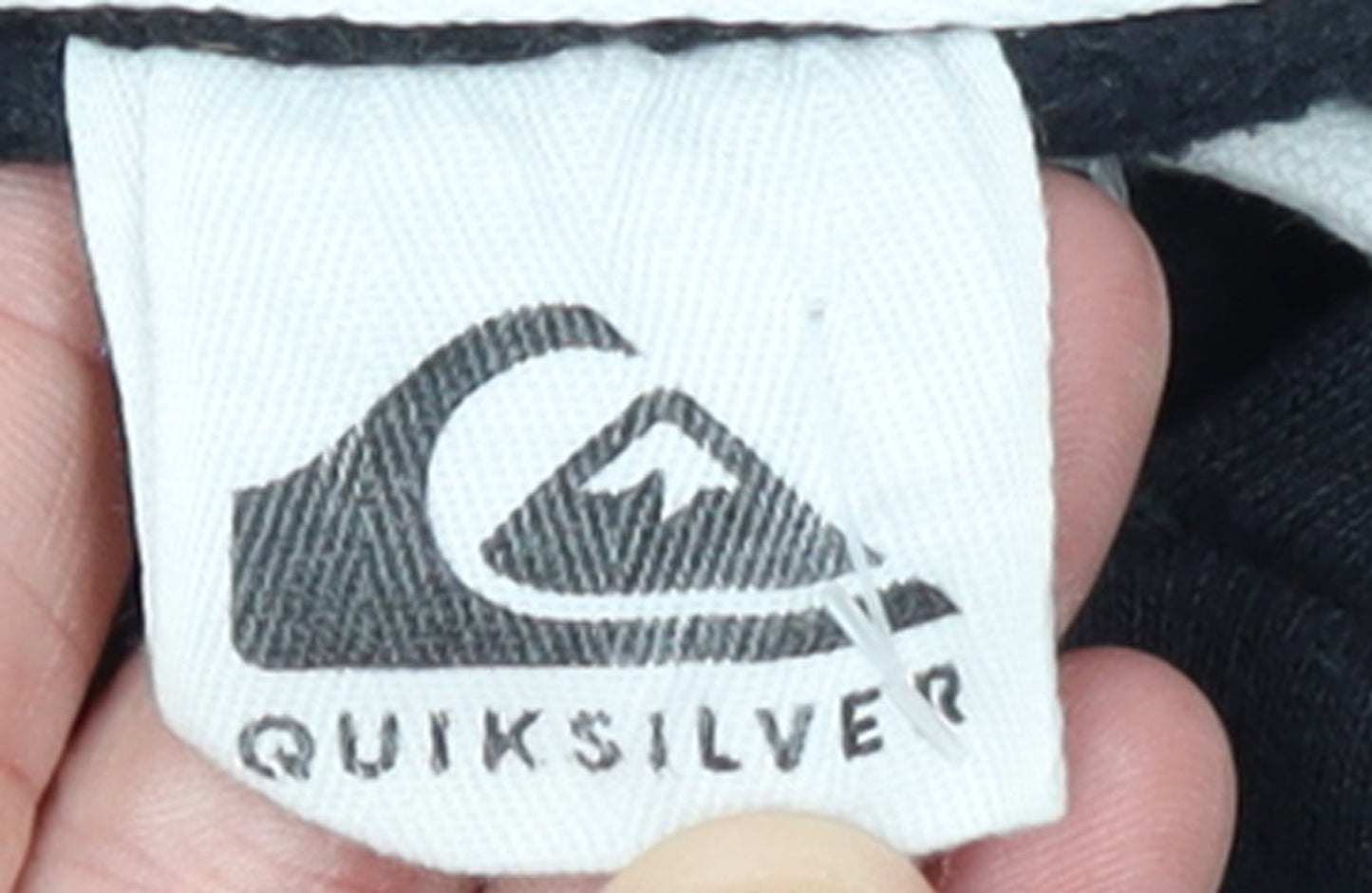Quiksilver Women's Black Pullover Hoodie Medium Cotton Blend