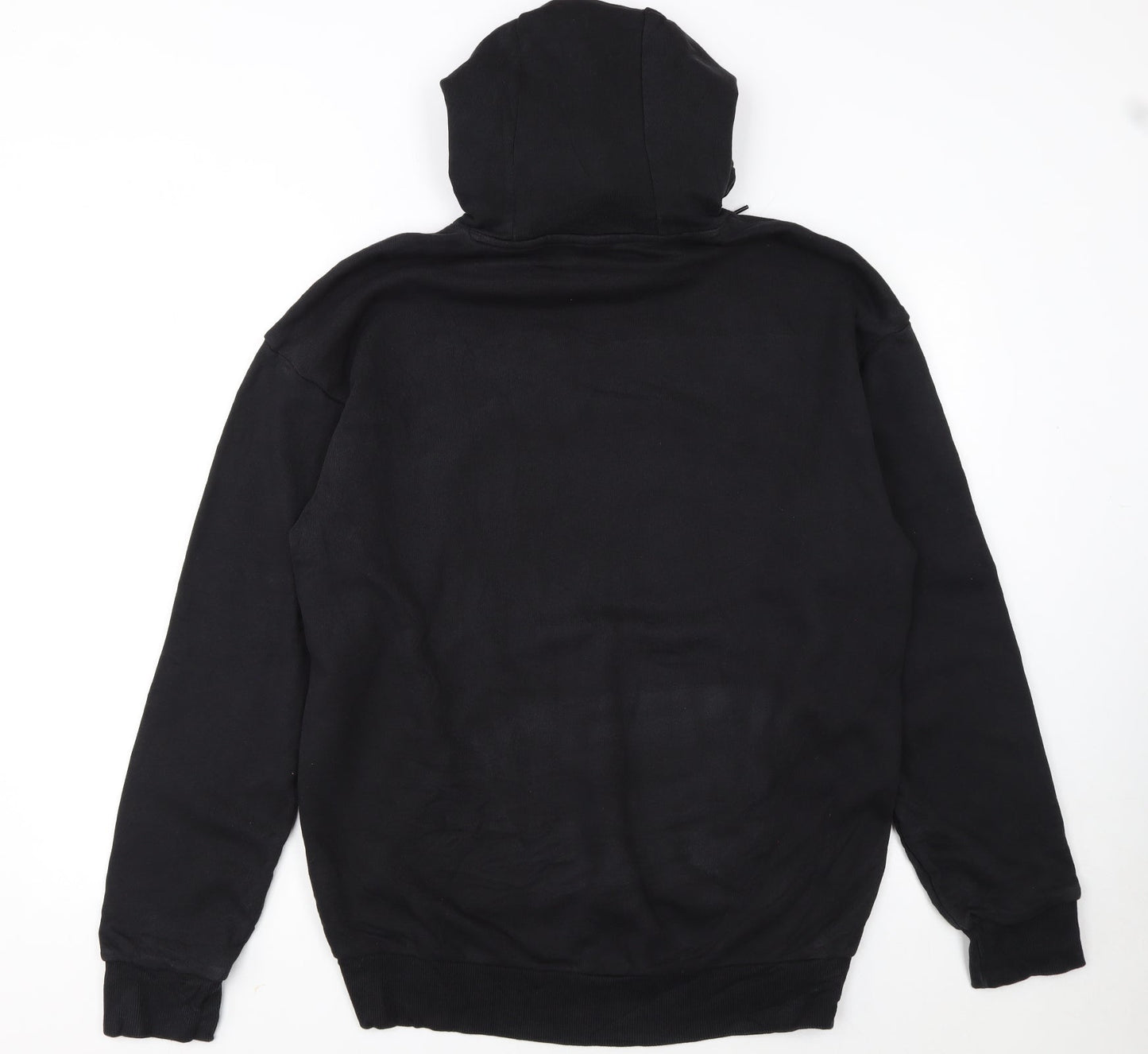 Reebok Mens Black M Pullover Hoodie LA HAINE Graphic Sports Style