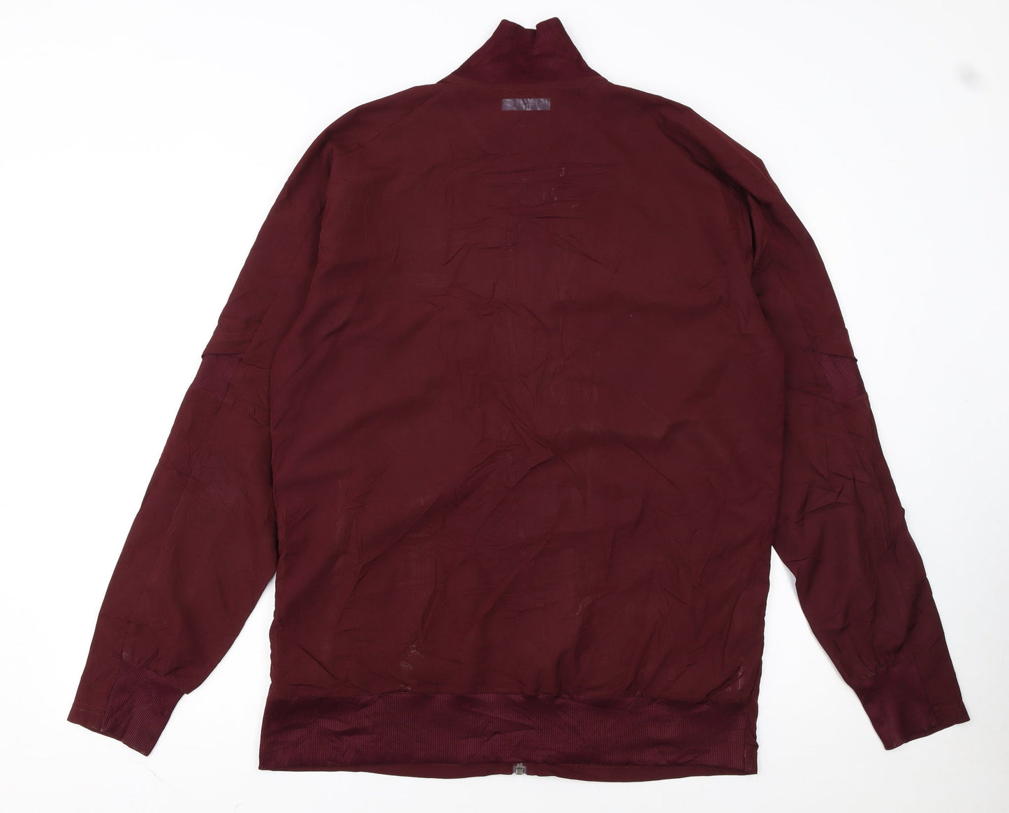 Adidas Men's Brown Aeroready Football Track Jacket Size M