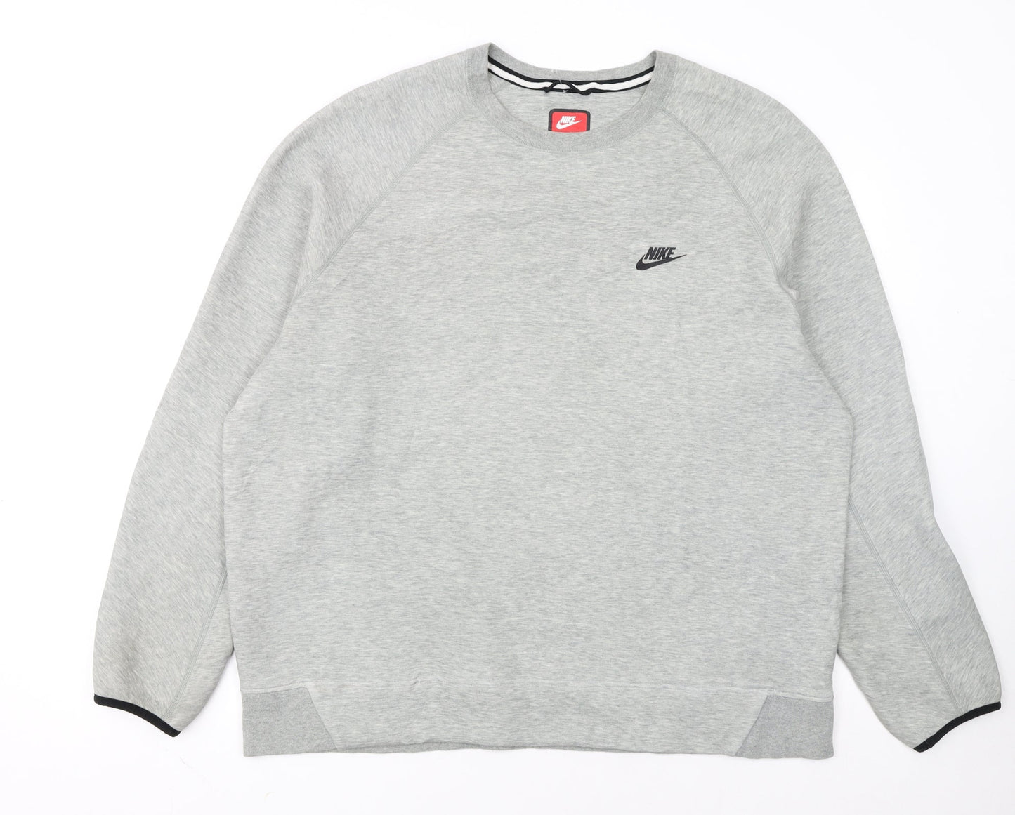 Nike Men's Grey 2XL Pullover Crew Neck Sweatshirt