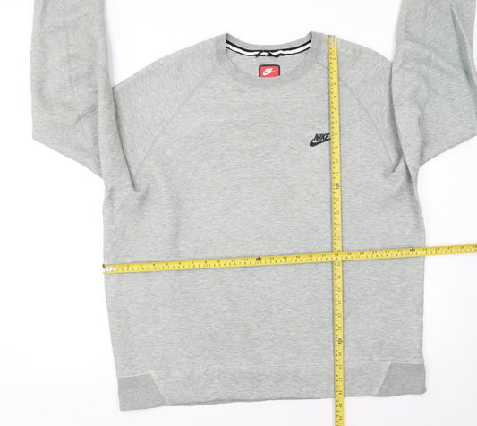 Nike Men's Grey 2XL Pullover Crew Neck Sweatshirt