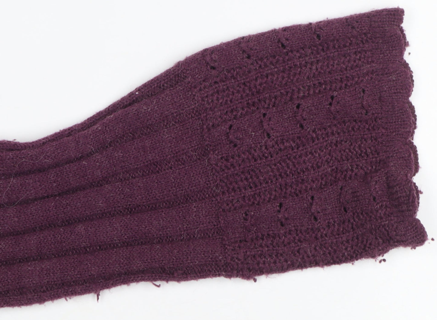 La Redoute Women Purple Knit Long Sleeve Open Cardigan Size 18/20