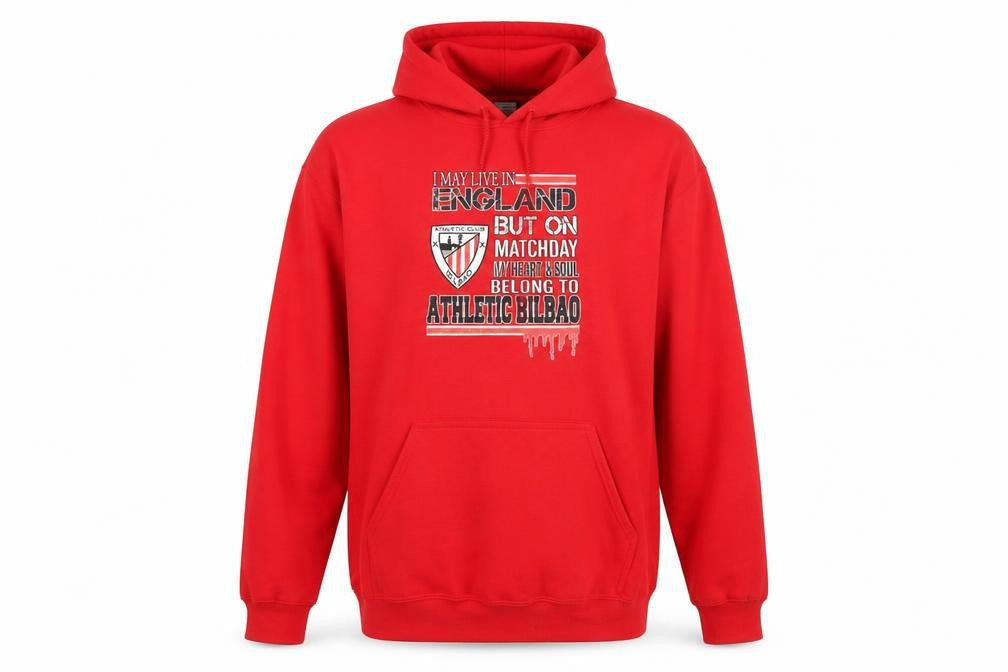Gildan Men's Red Athletic Bilbao Pullover Hoodie L